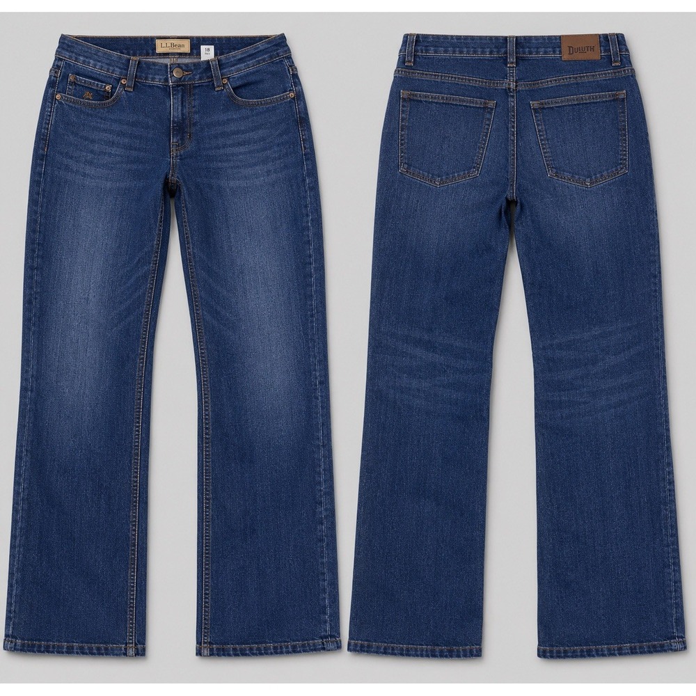 Duluth trading CO JEANS  Mens 36x34   Flex Ballroom Blue Denim RELAXED FIT
